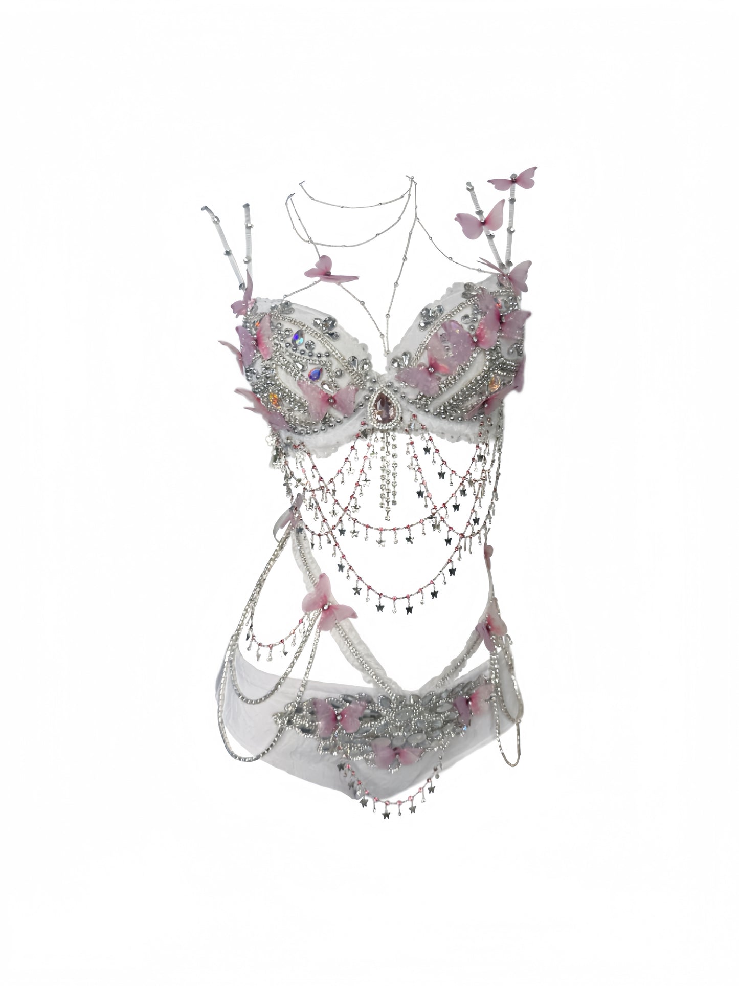 Pink Butterfly Cover Up